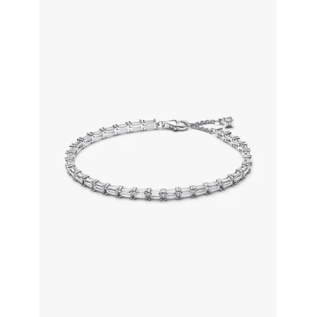 Bracciale Tennis Pietre Taglio Baguette cm.16 Donna Pandora