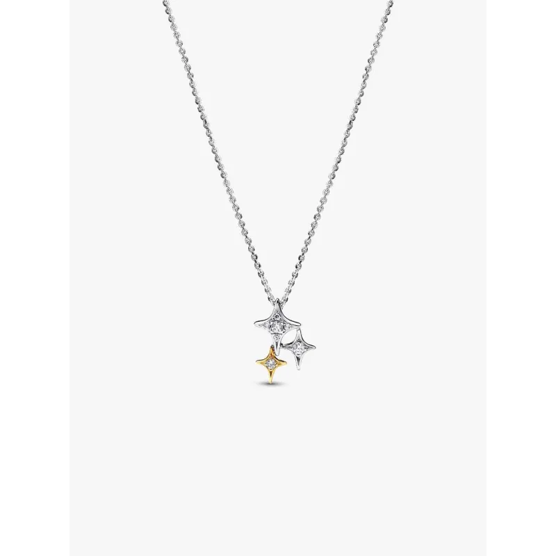 Collana Tre Stelline Donna Pandora Collana Tre Stelline Donna Pandora