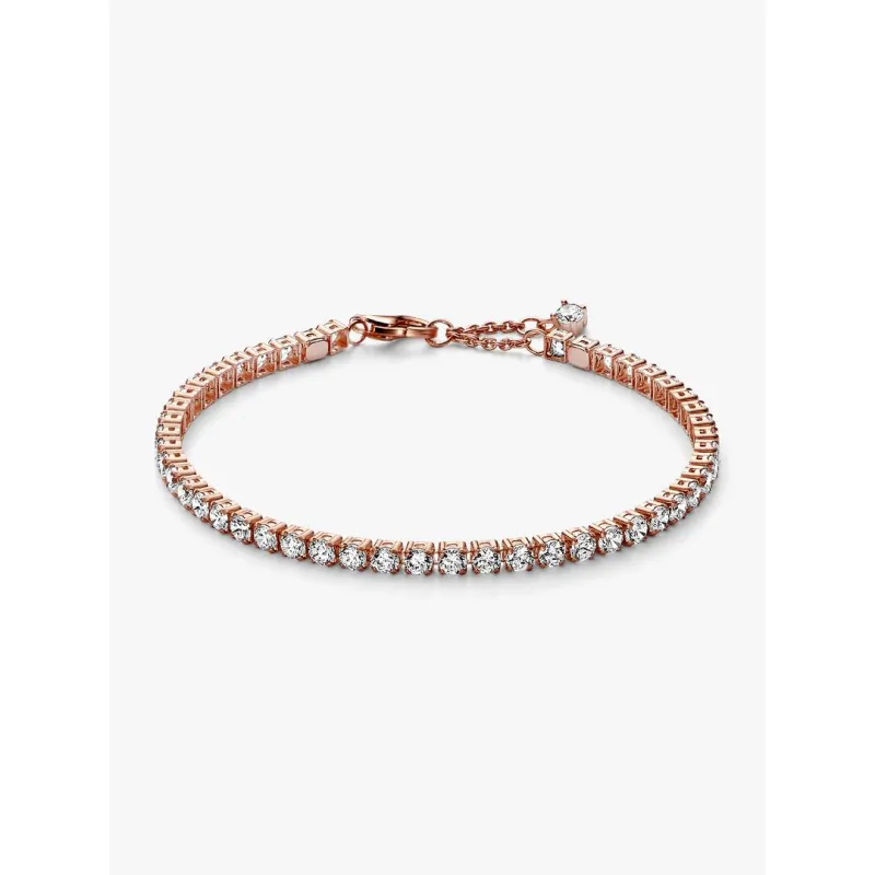 Bracciale Tennis Rosè cm.18 Donna Pandora Bracciale Tennis Rosè cm.18 Donna Pandora