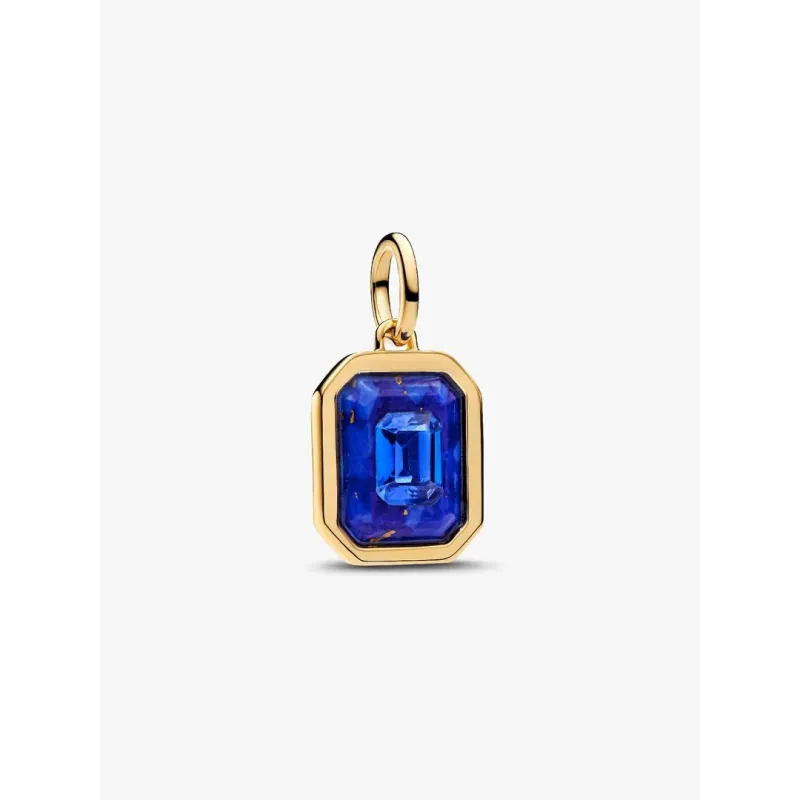 Charm Pendente Pietra Esagonale Blu Donna Pandora Charm Pendente Pietra Esagonale Blu Donna Pandora