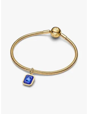 Charm Pendente Pietra Esagonale Blu Donna Pandora
