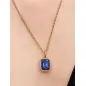 Charm Pendente Pietra Esagonale Blu Donna Pandora Charm Pendente Pietra Esagonale Blu Donna Pandora