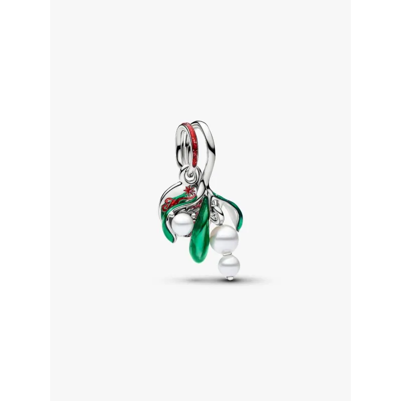 Charm Pendente Vischio di Natale Donna Pandora Charm Pendente Vischio di Natale Donna Pandora
