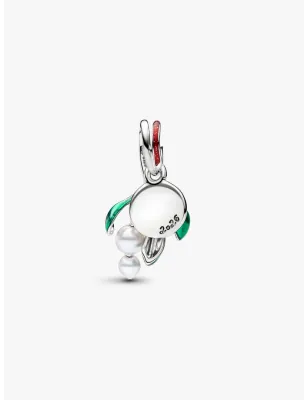 Charm Pendente Vischio di Natale Donna Pandora