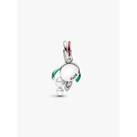 Charm Pendente Vischio di Natale Donna Pandora