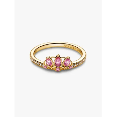 Anello Principesse Disney, Rapunzel, Tiara mis.54 Donna Pandora
