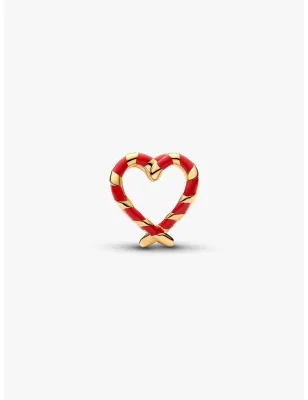 Charm Openwork Cuore di Bastoncini di Zucchero Donna Pandora