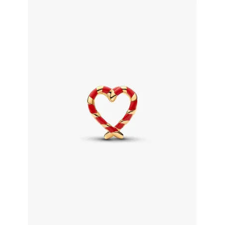 Charm Openwork Cuore di Bastoncini di Zucchero Donna Pandora