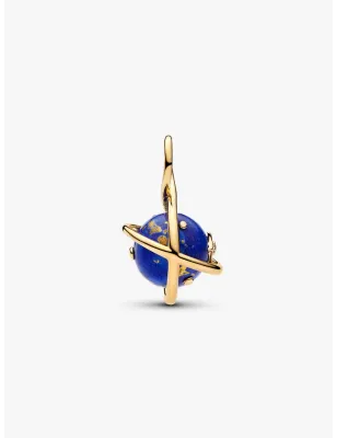 Charm Pendente Pianeta Blu che Ruota Donna Pandora
