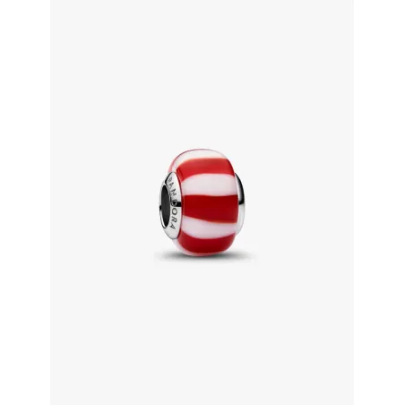 Charm Mini Caramella Rossa, Vetro di Murano Donna Pandora