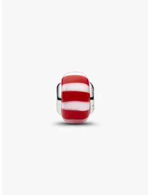Charm Mini Caramella Rossa, Vetro di Murano Donna Pandora