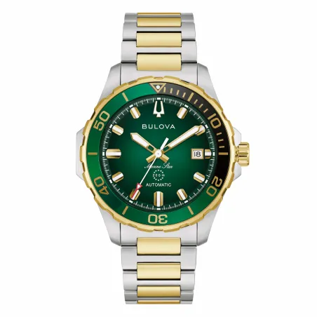 Orologio Marine Star Automatic Verde Bicolore 98B467 Uomo Bulova