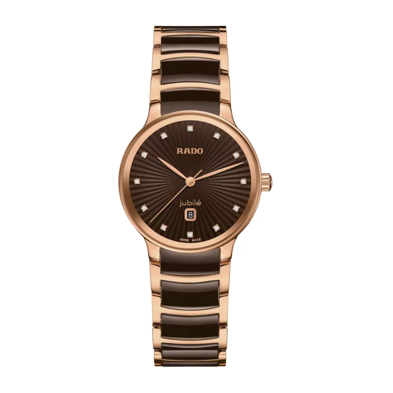 Orologio Centrix Diamonds Ceramica Marrone R30024732 Donna Rado Orologio Centrix Diamonds Ceramica Marrone R30024732 Donna Rado