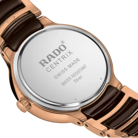 Orologio Centrix Diamonds Ceramica Marrone R30024732 Donna Rado