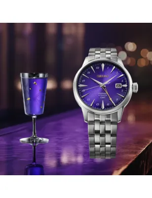 Orologio Presage Cocktail GMT Viola Limited HCB006J1 Uomo Seiko