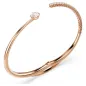 Bracciale Rigido Matrix, Bianco, Finitura Oro Rosa, tg.M Donna Swarovski Bracciale Rigido Matrix, Bianco, Finitura Oro Rosa, tg.M Donna Swarovski
