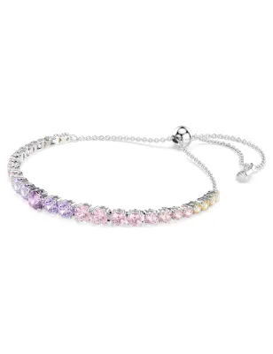 Bracciale Matrix Sfumatura di tagli Round, Multicolore Donna Swarovski