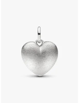 Charm Pendente Cuore Puffy Effetto Opaco Donna Pandora