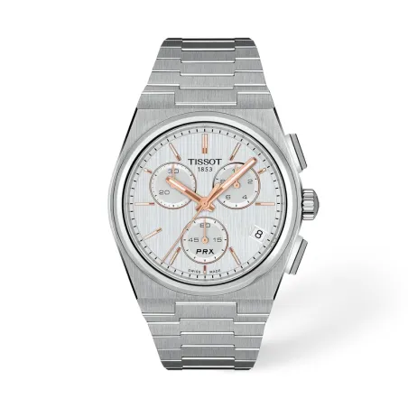 Orologio PRX Cronografo 41 mm Argento T1374171103100 Uomo Tissot
