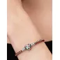 Bracciale Intreccio Tessuto Verde e Rosso cm.21 Donna Pandora Bracciale Intreccio Tessuto Verde e Rosso cm.21 Donna Pandora