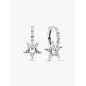 Orecchini Cerchi Openwork Stella Luminosa Donna Pandora Orecchini Cerchi Openwork Stella Luminosa Donna Pandora