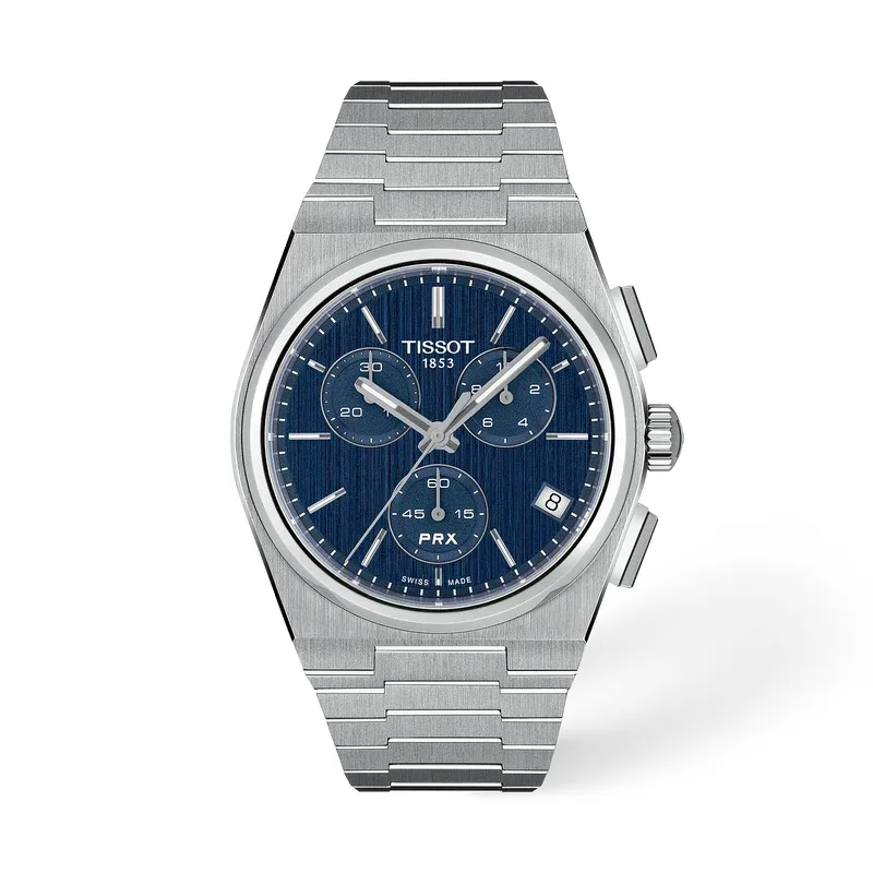 Orologio PRX Cronografo 41 mm Blu T1374171104100 Uomo Tissot Orologio PRX Cronografo 41 mm Blu T1374171104100 Uomo Tissot