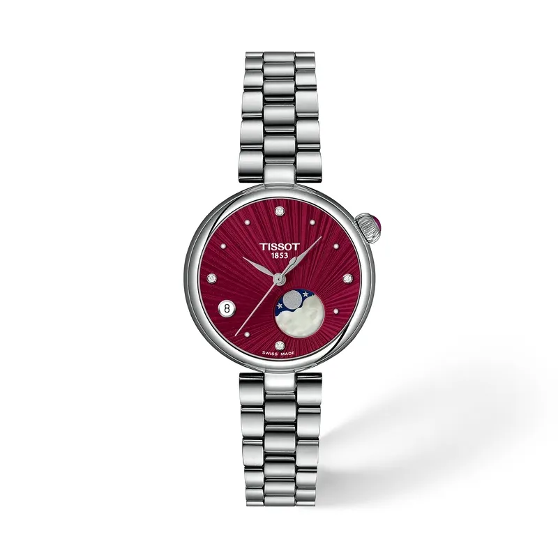 Orologio Desir Moonphase Rosso T1522231142600 Donna Tissot Orologio Desir Moonphase Rosso T1522231142600 Donna Tissot