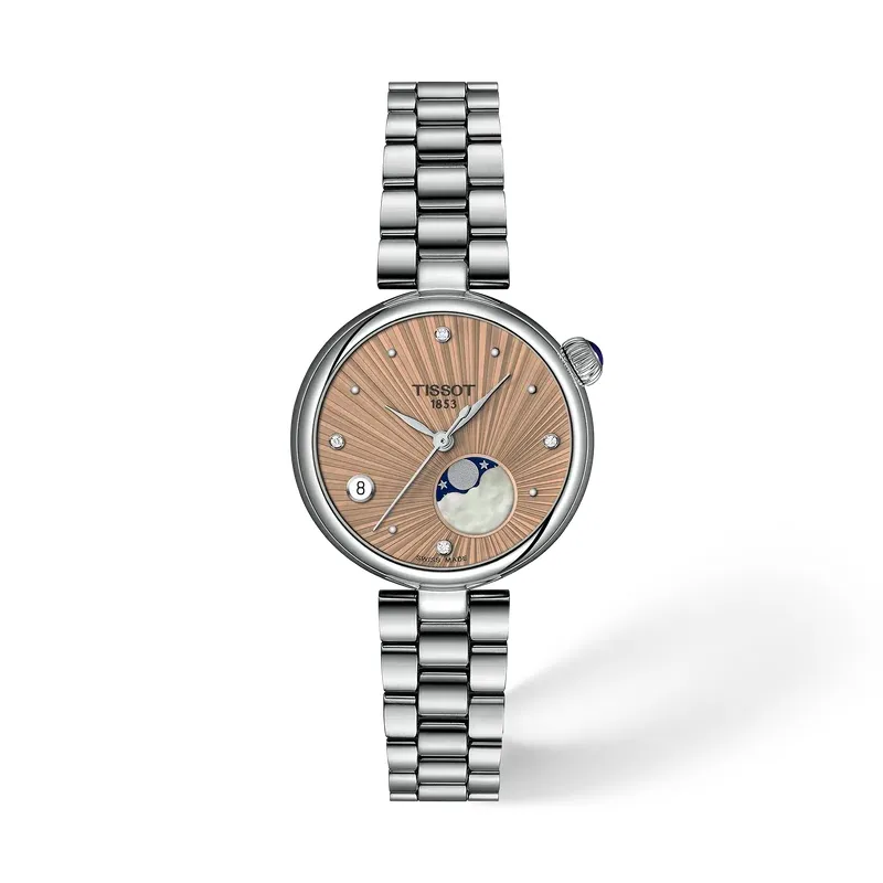 Orologio Desir Moonphase Beige T1522231154600 Donna Tissot Orologio Desir Moonphase Beige T1522231154600 Donna Tissot