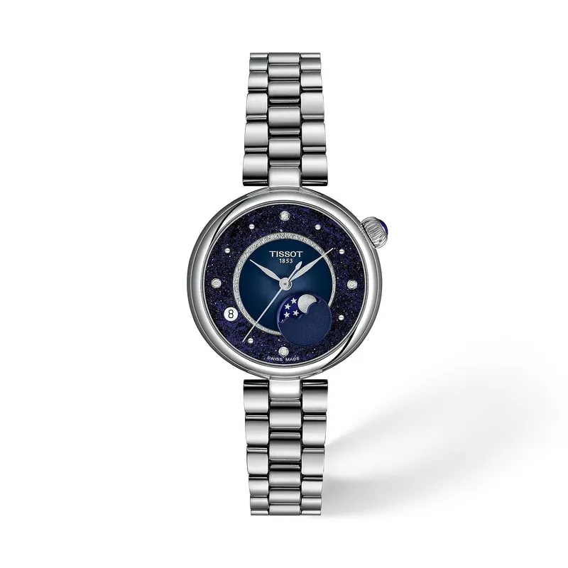 Orologio Desir Moonphase Blu Notte T1522231149600 Donna Tissot Orologio Desir Moonphase Blu Notte T1522231149600 Donna Tissot