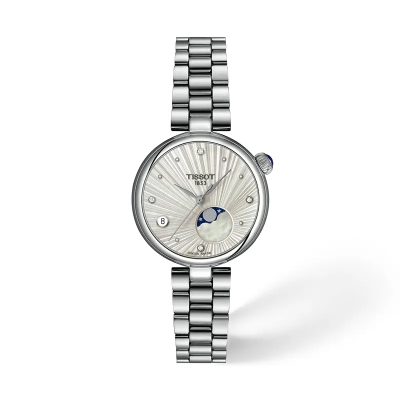 Orologio Desir Moonphase Argento T1522231103600 Donna Tissot Orologio Desir Moonphase Argento T1522231103600 Donna Tissot