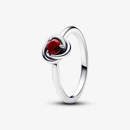 ANELLO CERCHIO ETERNO ROSSO SCURO MIS.58 PANDORA 192993C01-58 Pandora