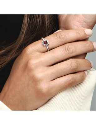 ANELLO CERCHIO ETERNO ROSSO SCURO MIS.56 PANDORA 192993C01-56 Pandora