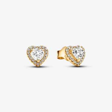 ORECCHINI CUORI IN RILIEVO DONNA PANDORA  268427C01 Pandora