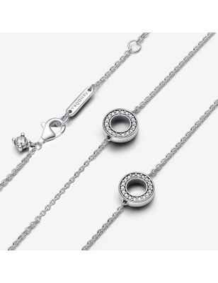 COLLANA CERCHI PAVE' DONNA PANDORA