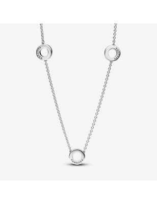 COLLANA CERCHI PAVE' DONNA PANDORA  393162C01-50 Pandora
