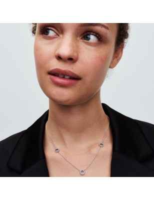 COLLANA CERCHI PAVE' DONNA PANDORA  393162C01-50 Pandora