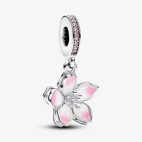 CHARM PENDENTE FIORE DI CILIEGIO DONNA PANDORA  790667C01 Pandora