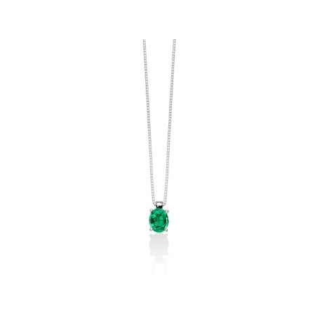 COLLANA ORO SMERALDO DONNA MILUNA LE GEMME CLD4273 Miluna
