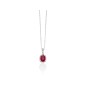 COLLANA RUBINO OVALE DIAMANTI DONNA MILUNA LE GEMME COLLANA RUBINO OVALE DIAMANTI DONNA MILUNA LE GEMME
