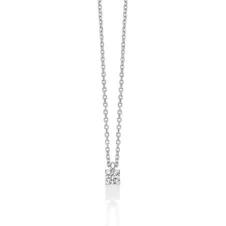 COLLANA PUNTO LUCE IN PLATINO DONNA MILUNA I DIAMANTI CLD4512-010P MILUNA