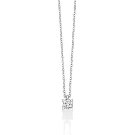 COLLANA IN PLATINO PUNTO LUCE DONNA MILUNA I DIAMANTI CLD4512-020P MILUNA