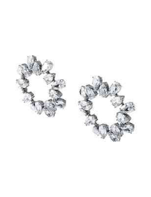 ORECCHINI A CERCHIO TAGLIO PEAR DONNA SWAROVSKI MILLENIA 5601509 SWAROVSKI