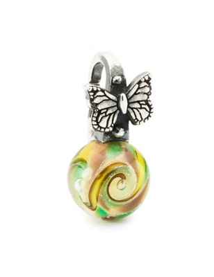 BEAD PENDENTE GIARDINO DELLE FARFALLE DONNA TROLLBEADS  TAGPE-00083 Trollbeads