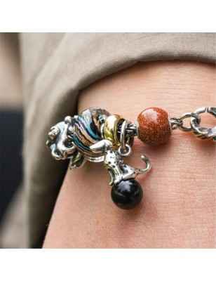 BEAD RIFLESSO DEL DESERTO ROTONDO TROLLBEADS TSTBE-00039 Trollbeads