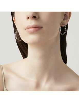 ORECCHINI CERCHIO GRANDE DONNA GIOVANNI RASPINI PERLAGE 10609 GIOVANNI RASPINI