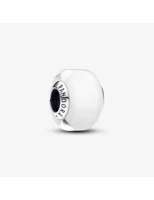 CHARM MINI VETRO DI MURANO BIANCO DONNA PANDORA  793118C00 Pandora