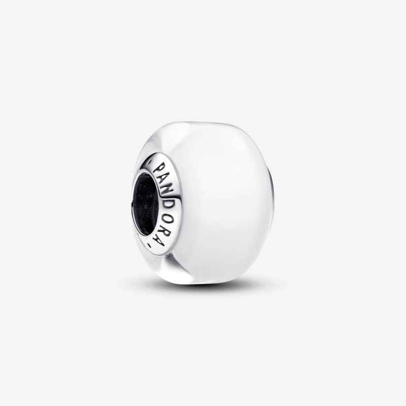 CHARM MINI VETRO DI MURANO BIANCO DONNA PANDORA CHARM MINI VETRO DI MURANO BIANCO DONNA PANDORA