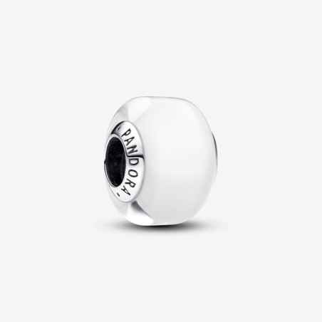 CHARM MINI VETRO DI MURANO BIANCO DONNA PANDORA  793118C00 Pandora