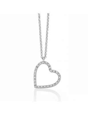 COLLANA CUORE MEDIO DONNA MILUNA I DIAMANTI CLD4469 Miluna