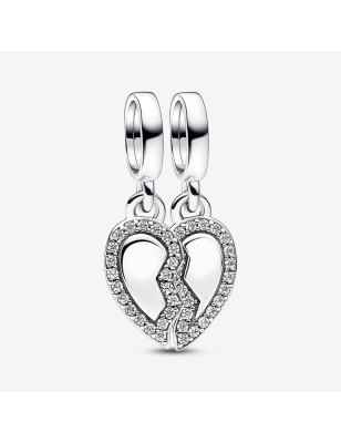 CHARM PENDENTE CUORE AMICIZIA DIVISIBILE PANDORA 792743C01 Pandora